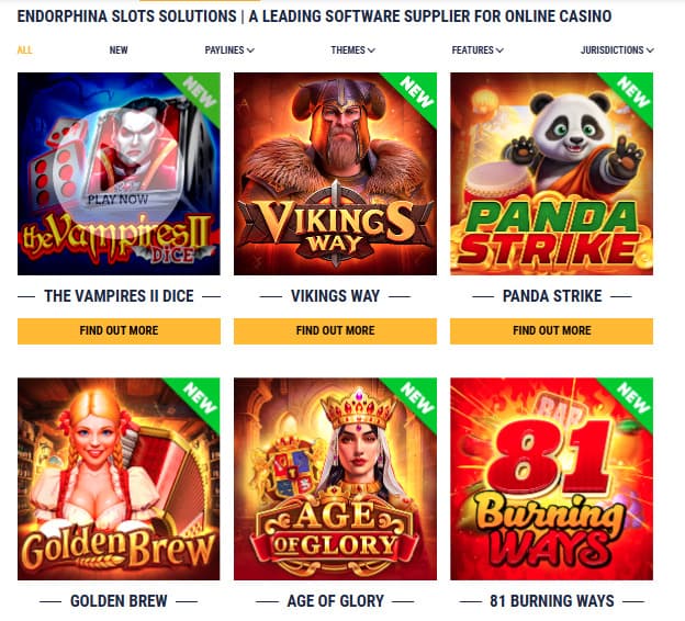 Игры Endorphina