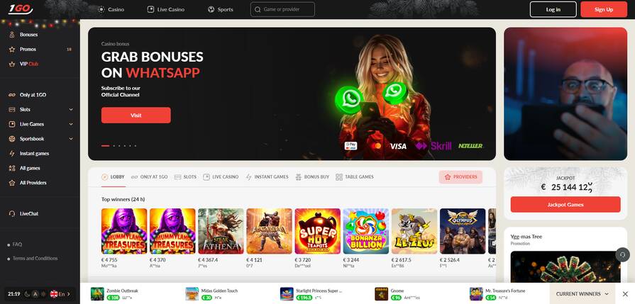 1Go – обзор сайта казино