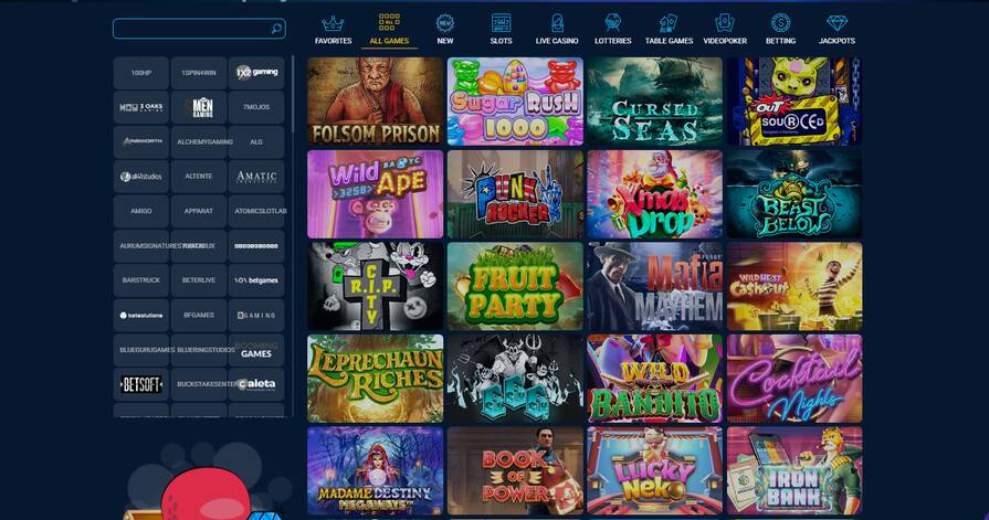 Онлайн казино Sprut азартные игры