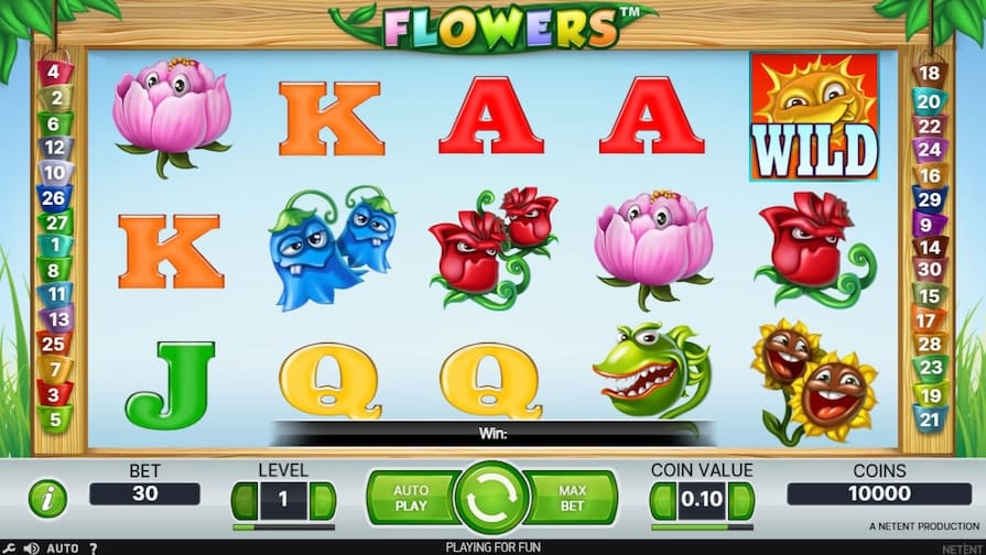 Слот Flowers