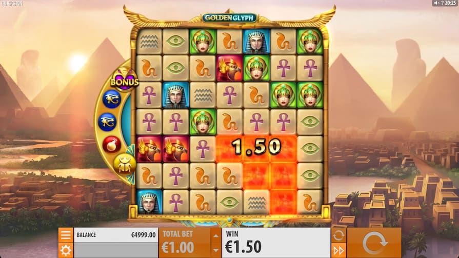 Diseño del juego de Golden Glyph