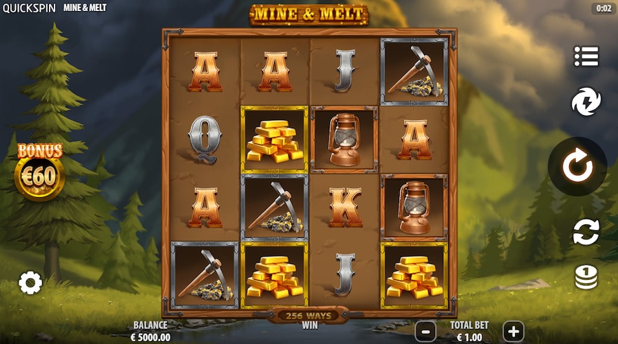 Бесплатная игра в Mine and Melt
