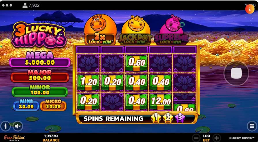 3 Lucky Hippos