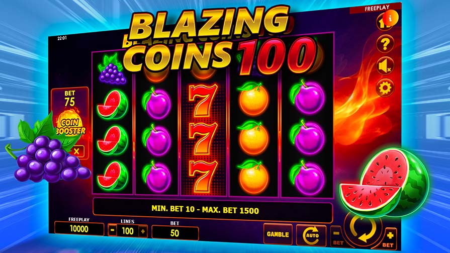 Демо Blazing Coins 100