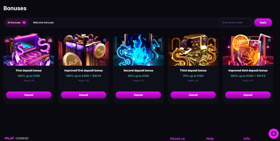 Bonuses Auf