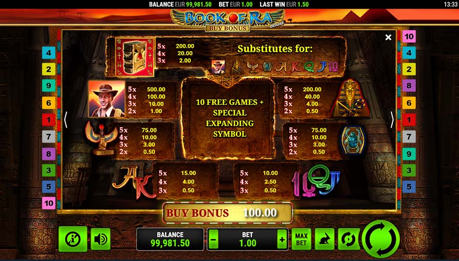 Book of Ra Deluxe
