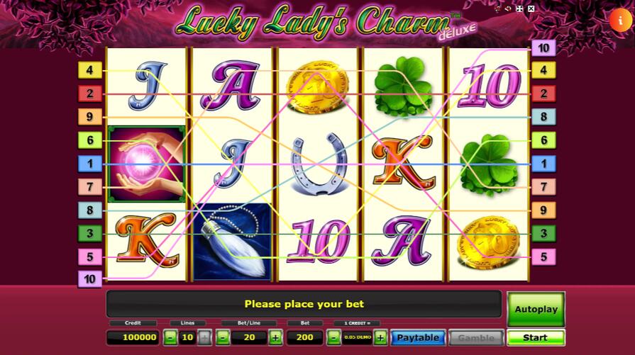 Demo Lucky Lady's Charm Deluxe