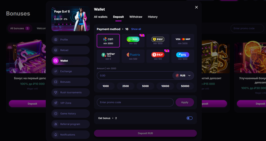 Payment Casino Auf