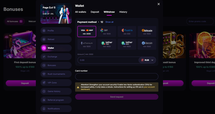 Payment Casino Auf