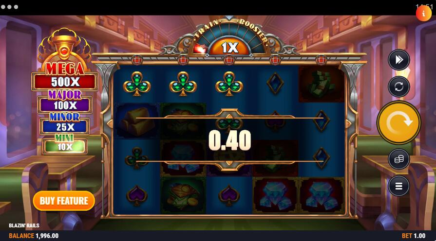 Slot Blazin' Rails