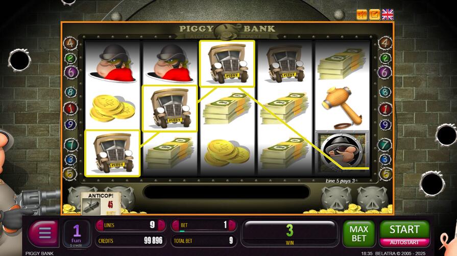 Slot Piggy Bank