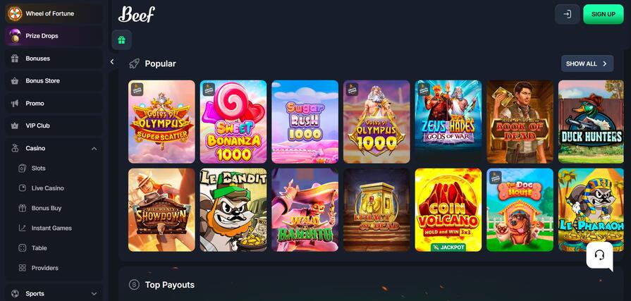 Casino Beef игры