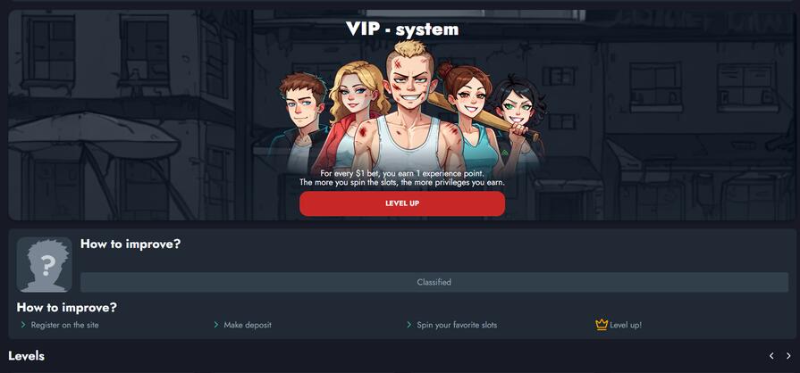 Casino Banda уровни