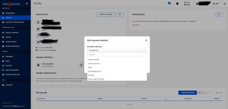 Sprut Partners вывод средств