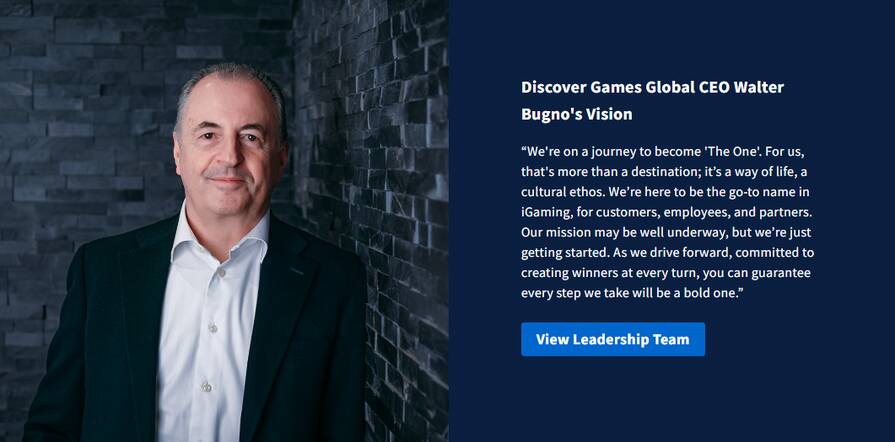 Генеральный директор Discover Games Global Уолтер Буньо