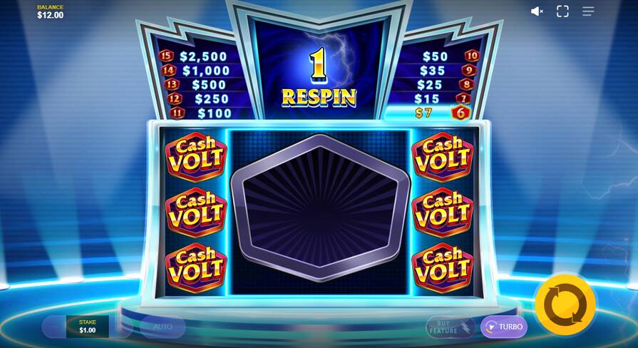 Слот Cash Volt Supercharged бонусы