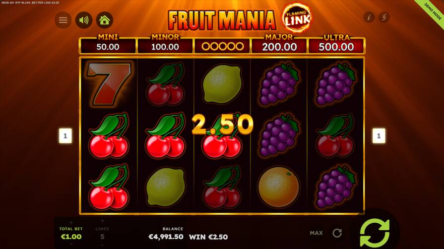 Fruit Mania Flaming Link