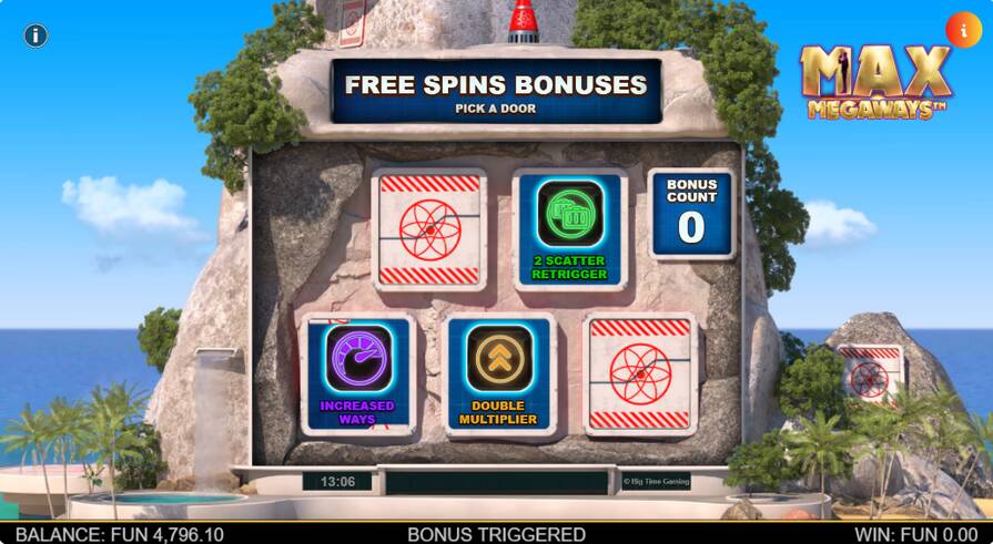 Max Megaways бонусы