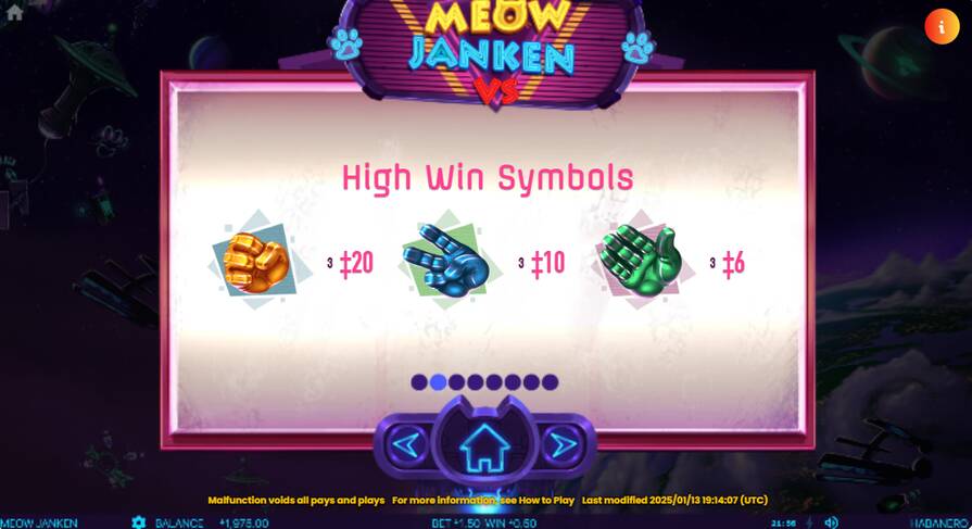 Meow Janken символы
