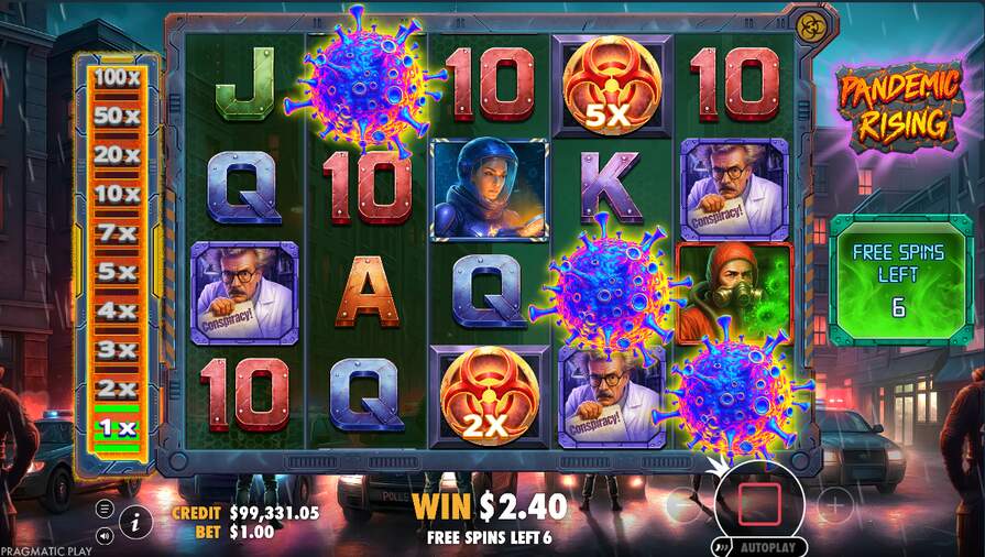 Pandemic Rising бонусы