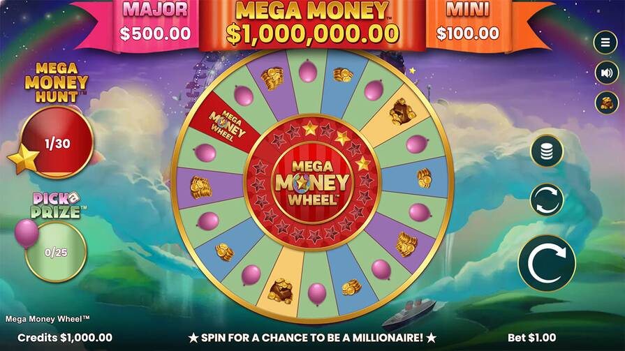 Слот Mega Money Wheel
