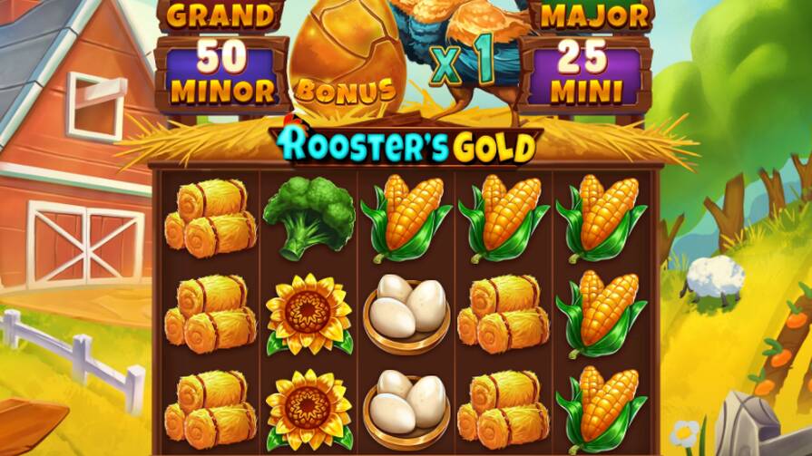 Rooster's Gold: Hold & Win