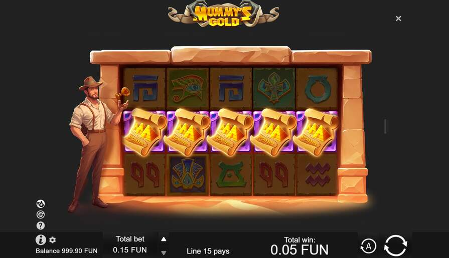 Бонусы в Mummy’s Gold