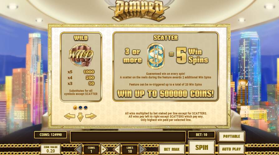 Бонусы в Pimped