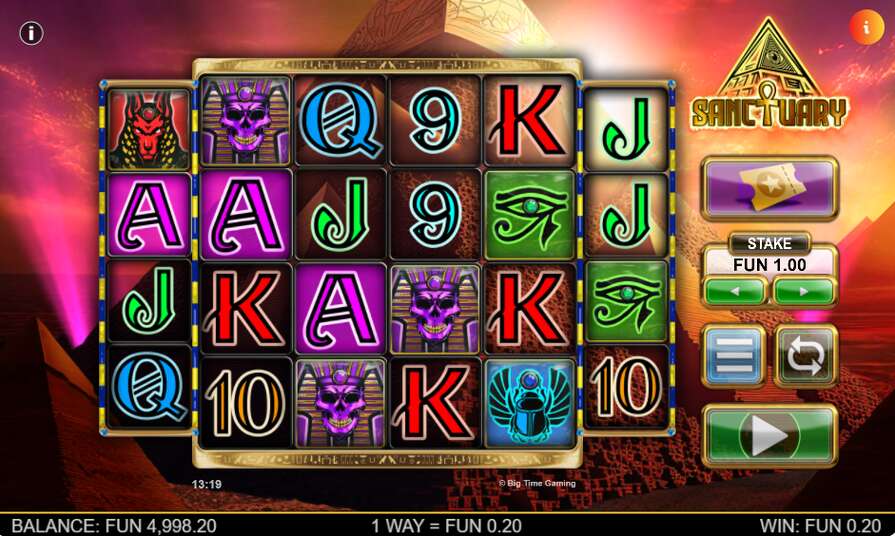 Слот Sanctuary символы и выплаты