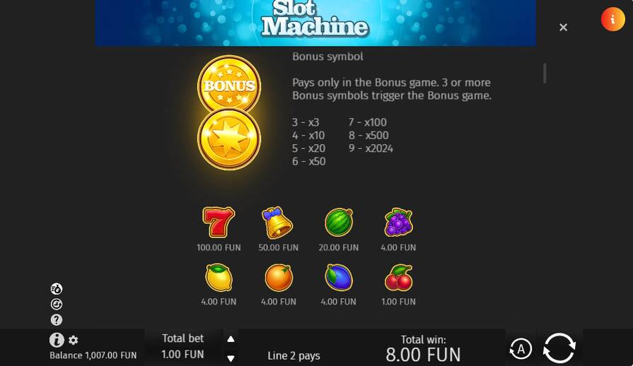 Slot Machine символы
