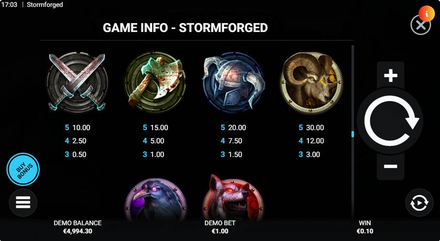 Stormforged символы