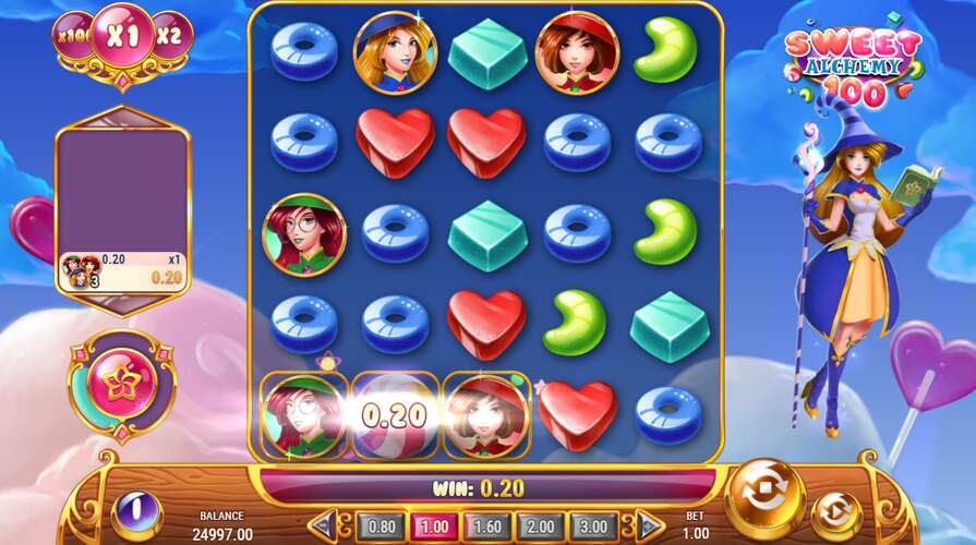 Дизайн игры Sweet Alchemy 100